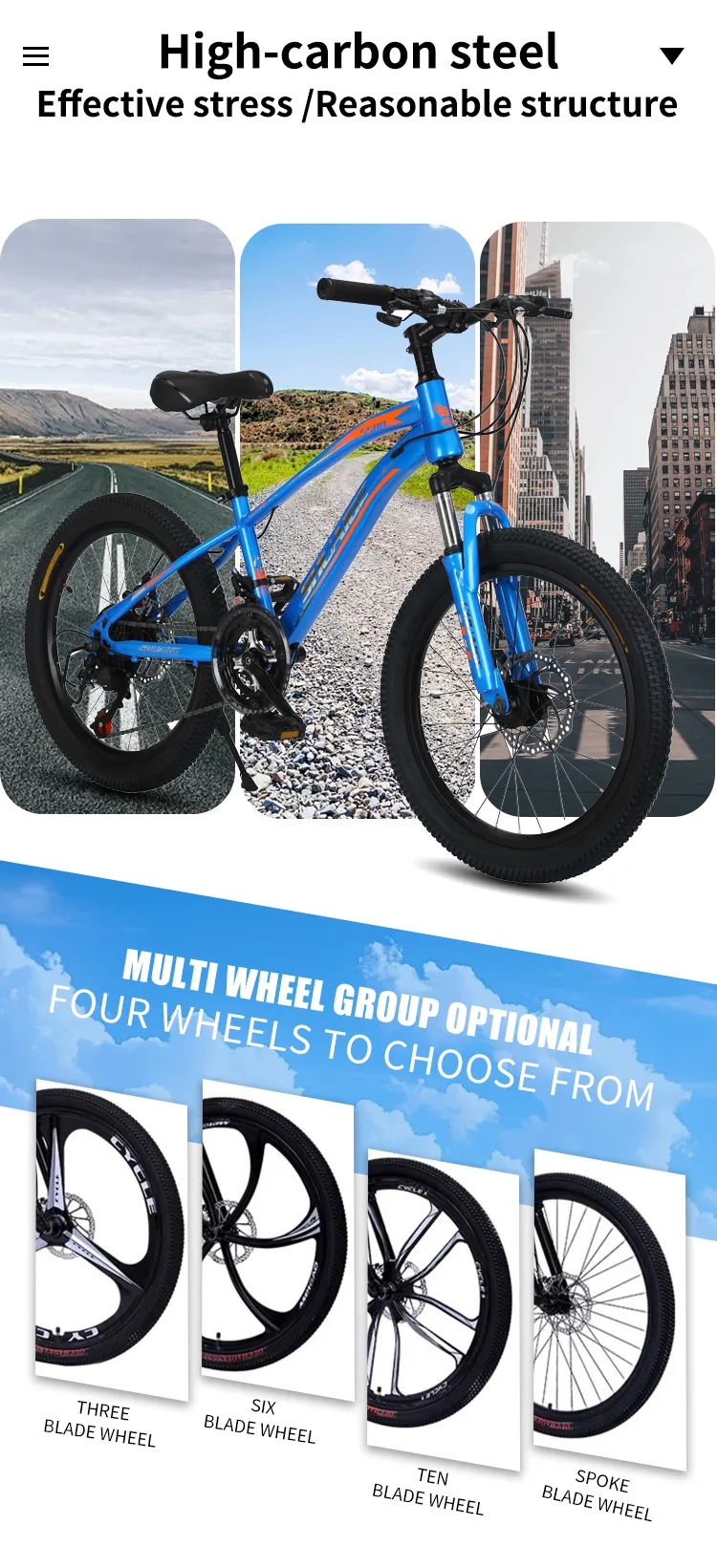 mountain bike selection